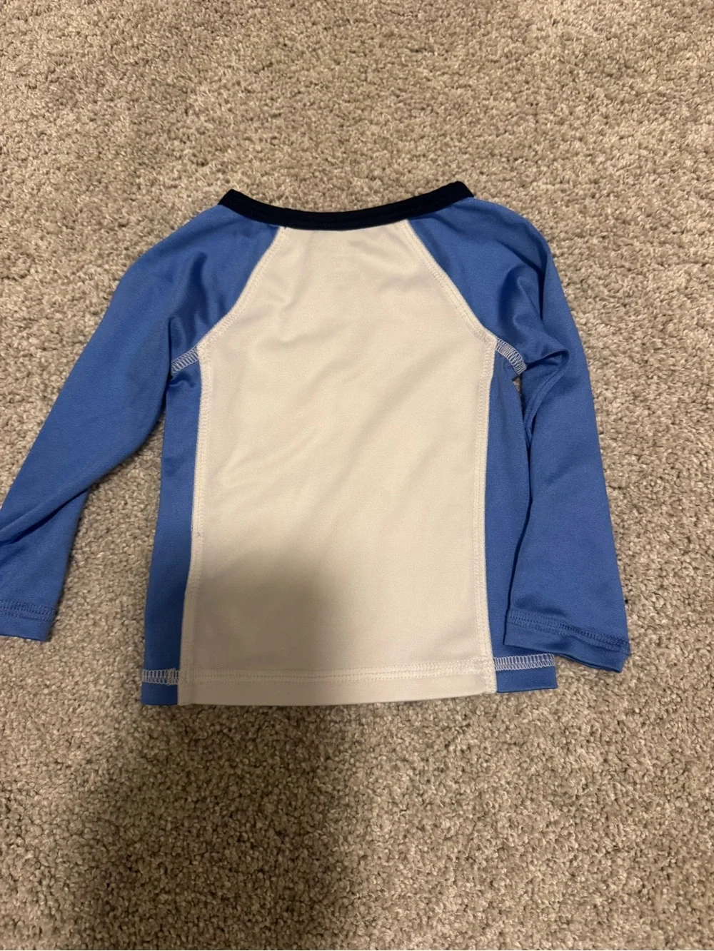 Ralph Lauren Blue & White Polo Bear Kids Rash Guard Set
